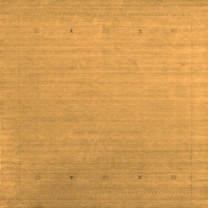 Serging Thickness of Abstract Orange Contemporary Rug, con2491org