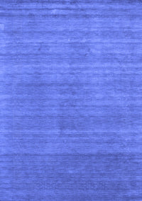 Abstract Blue Contemporary Rug, con2493blu