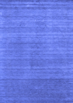 Abstract Blue Contemporary Rug, con2493blu