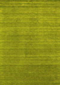 Abstract Yellow Contemporary Rug, con2493yw