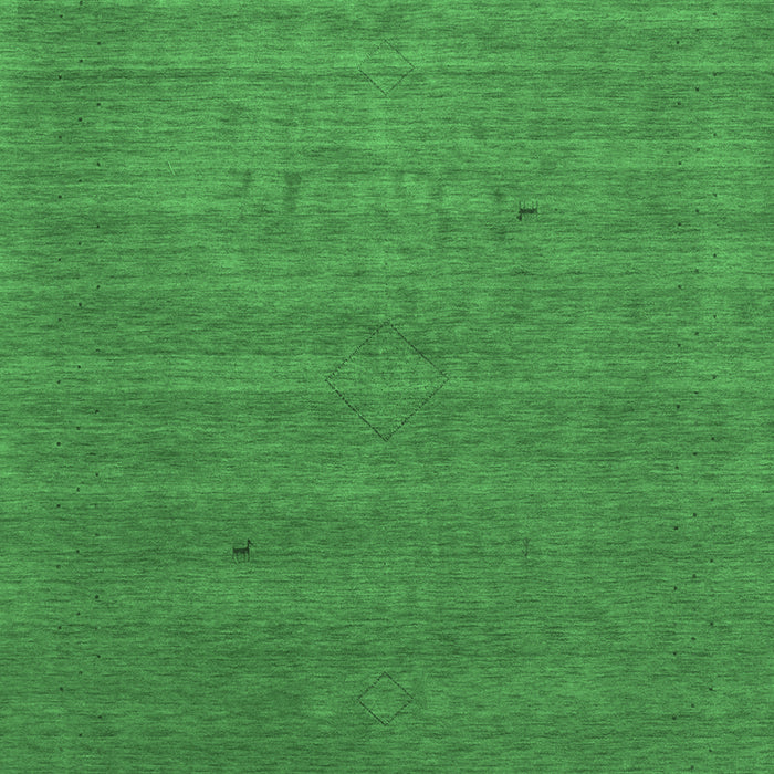 Machine Washable Abstract Emerald Green Contemporary Area Rugs, wshcon2494emgrn