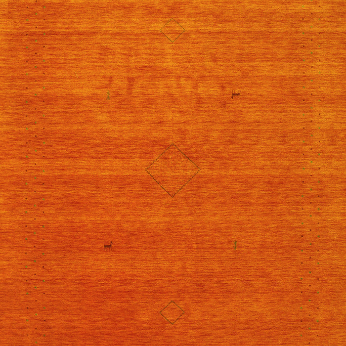 Abstract Yellow Contemporary Rug, con2494yw