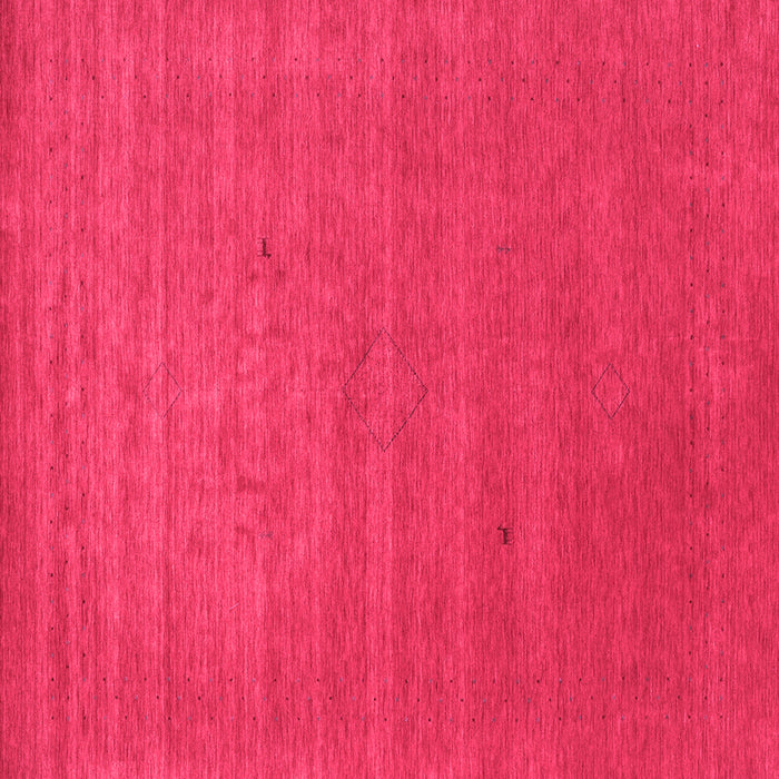 Square Machine Washable Abstract Pink Contemporary Rug, wshcon2494pnk