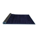 Sideview of Abstract Blue Contemporary Rug, con2495blu