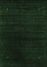 Machine Washable Abstract Emerald Green Contemporary Area Rugs, wshcon2495emgrn