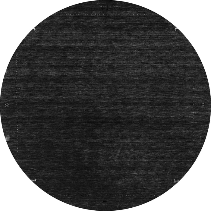 Square Abstract Gray Contemporary Rug, con2495gry