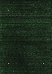 Abstract Emerald Green Contemporary Rug, con2495emgrn