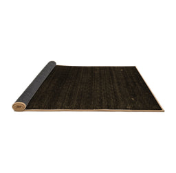 Sideview of Abstract Brown Contemporary Rug, con2495brn