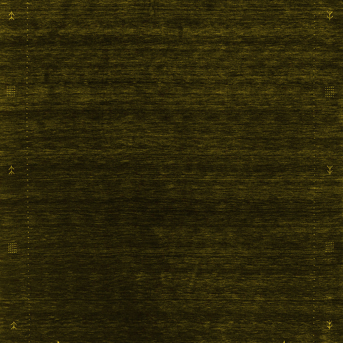 Machine Washable Abstract Yellow Contemporary Rug, wshcon2495yw