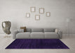 Machine Washable Abstract Purple Contemporary Area Rugs in a Living Room, wshcon2495pur