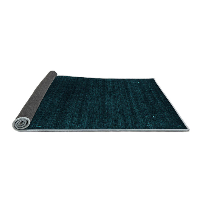 Sideview of Abstract Light Blue Contemporary Rug, con2495lblu