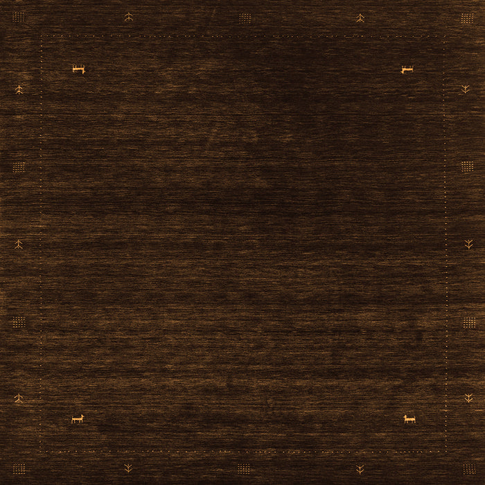 Serging Thickness of Abstract Orange Contemporary Rug, con2495org