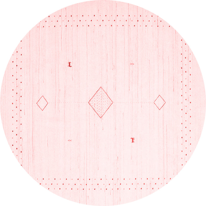 Solid Red Modern Rug, con2496red