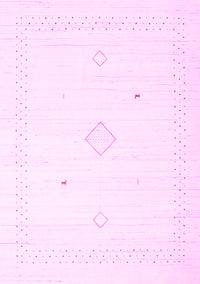 Solid Pink Modern Rug, con2496pnk