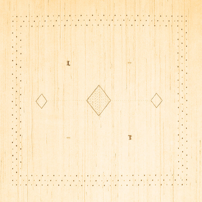 Square Solid Brown Modern Rug, con2496brn