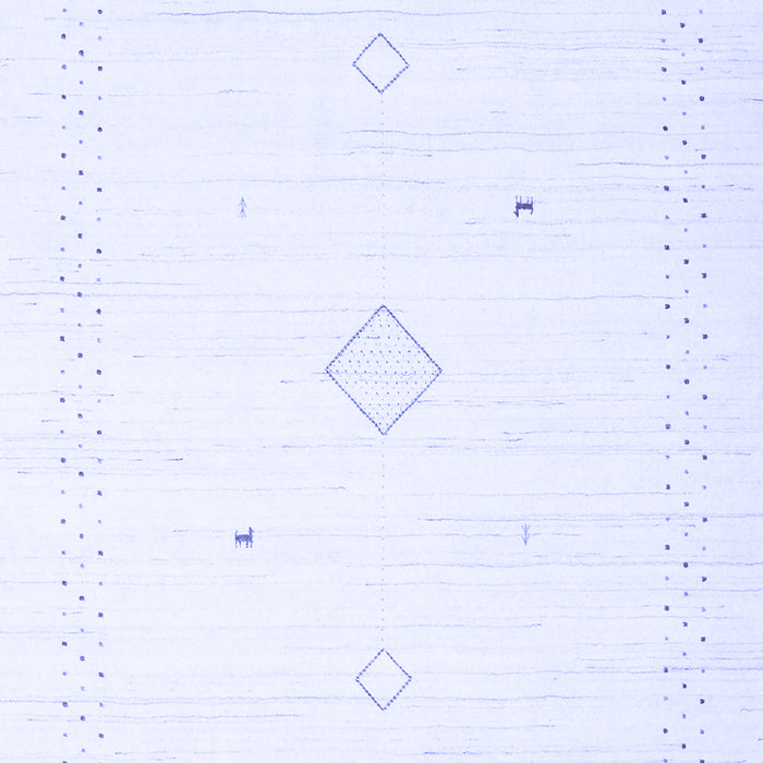 Solid Blue Modern Rug, con2496blu