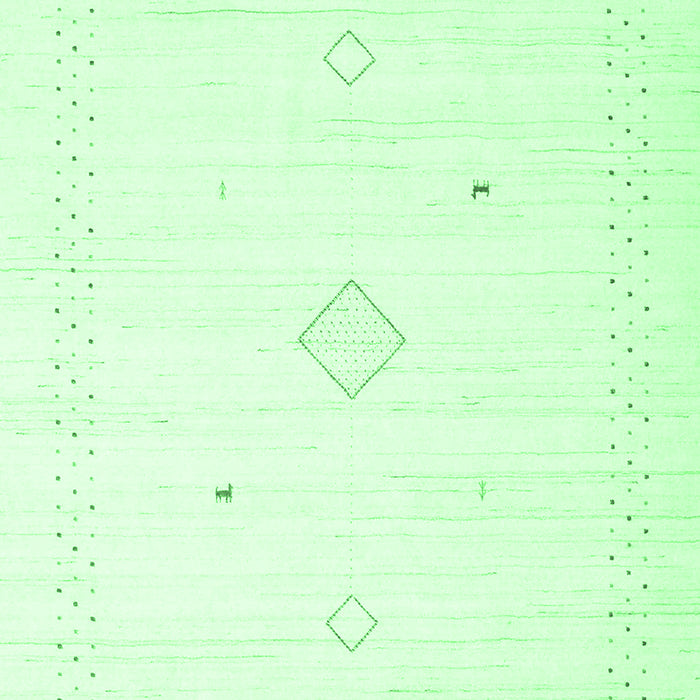 Machine Washable Solid Emerald Green Modern Area Rugs, wshcon2496emgrn