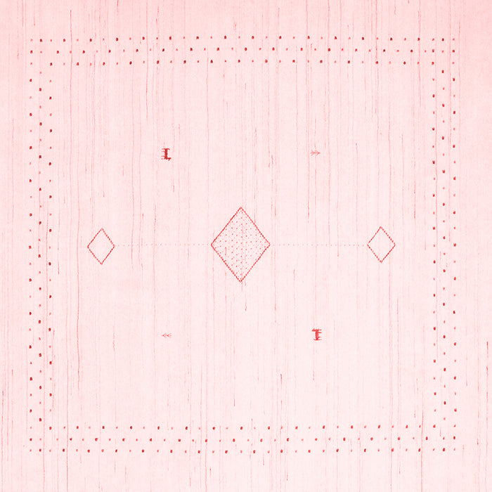 Solid Red Modern Rug, con2496red