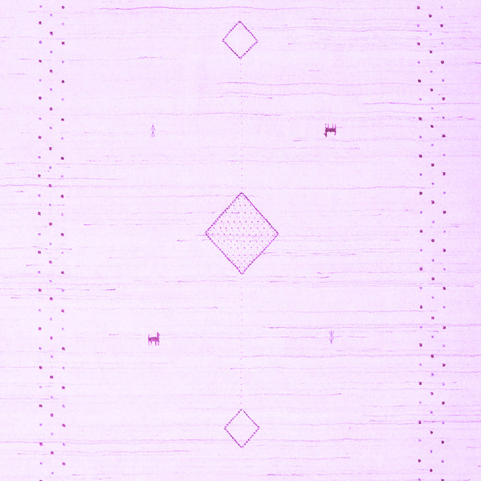 Machine Washable Solid Purple Modern Area Rugs, wshcon2496pur