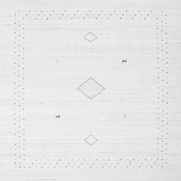 Serging Thickness of Solid Gray Modern Rug, con2496gry