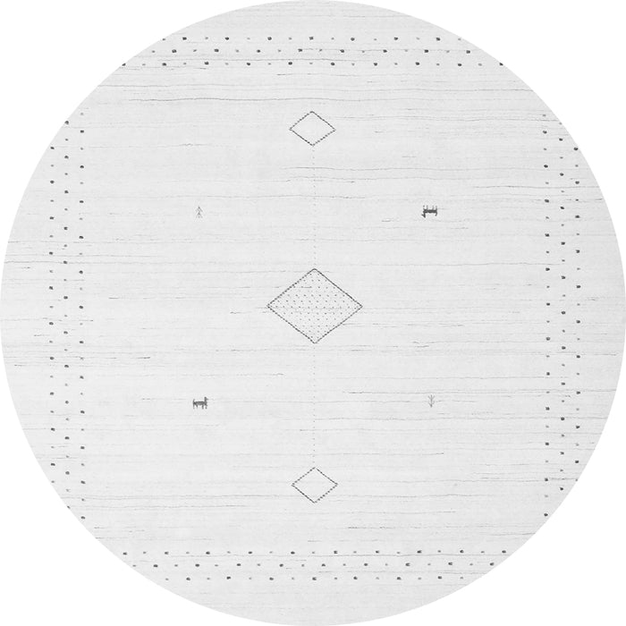 Machine Washable Solid Gray Modern Rug, wshcon2496gry