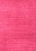 Machine Washable Abstract Pink Contemporary Rug, wshcon2497pnk