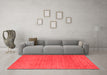 Contemporary Red Washable Rugs