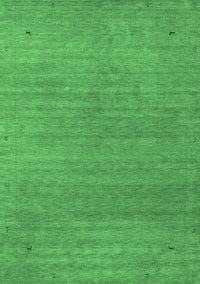 Abstract Emerald Green Contemporary Rug, con2497emgrn