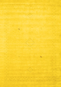 Solid Yellow Modern Rug, con2498yw