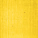Square Machine Washable Solid Yellow Modern Rug, wshcon2498yw