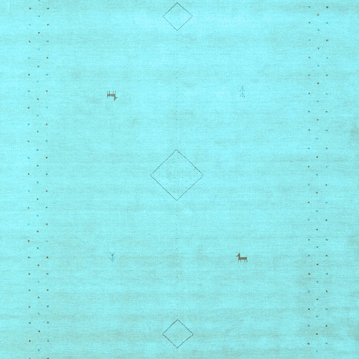 Solid Light Blue Modern Rug, con2498lblu