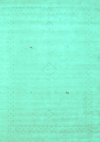 Solid Turquoise Modern Rug, con2498turq