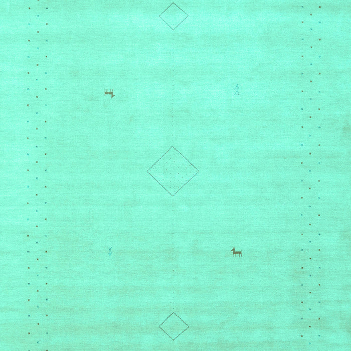 Solid Turquoise Modern Rug, con2498turq