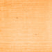 Round Machine Washable Solid Orange Modern Area Rugs, wshcon2498org