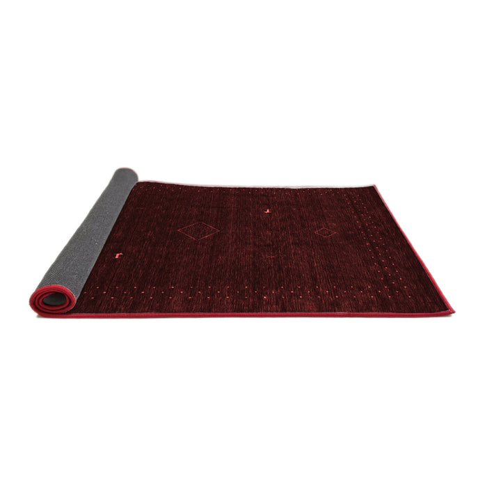 Abstract Red Contemporary Area Rugs