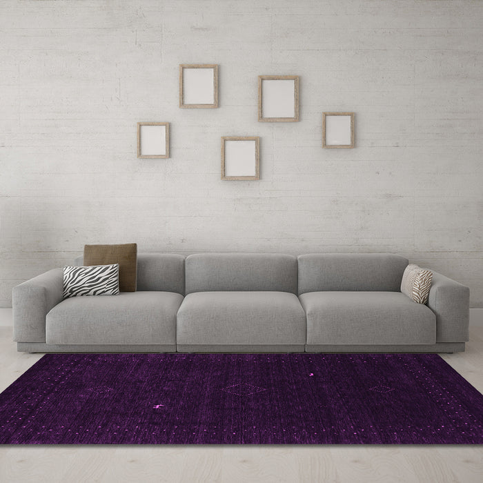 Machine Washable Abstract Pink Contemporary Rug in a Living Room, wshcon2499pnk