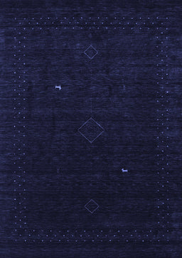 Abstract Blue Contemporary Rug, con2499blu