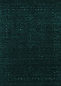 Abstract Turquoise Contemporary Rug, con2499turq