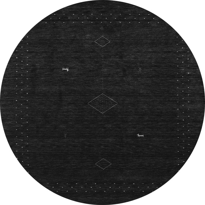 Machine Washable Abstract Gray Contemporary Rug, wshcon2499gry