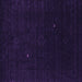 Square Abstract Purple Contemporary Rug, con2499pur