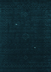 Abstract Light Blue Contemporary Rug, con2499lblu