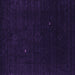 Square Machine Washable Abstract Purple Contemporary Area Rugs, wshcon2499pur