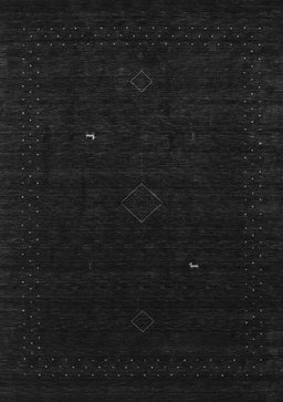 Abstract Gray Contemporary Rug, con2499gry