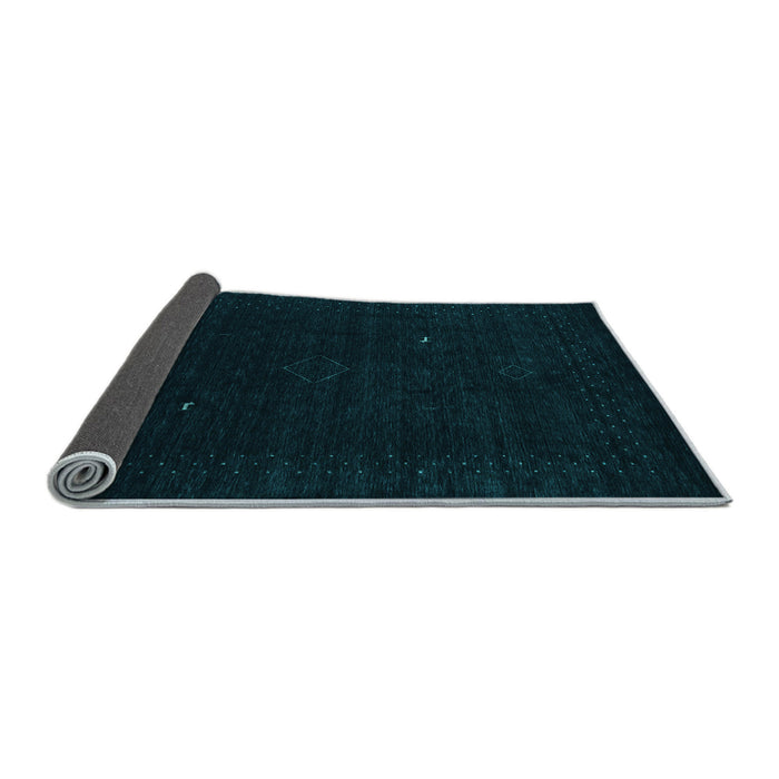 Sideview of Abstract Light Blue Contemporary Rug, con2499lblu