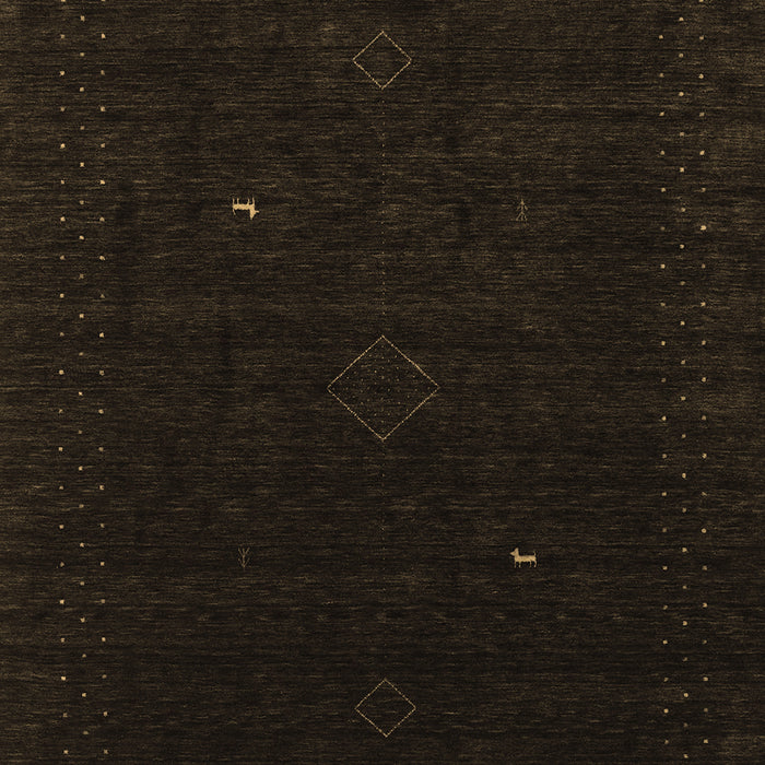 Abstract Brown Contemporary Rug, con2499brn