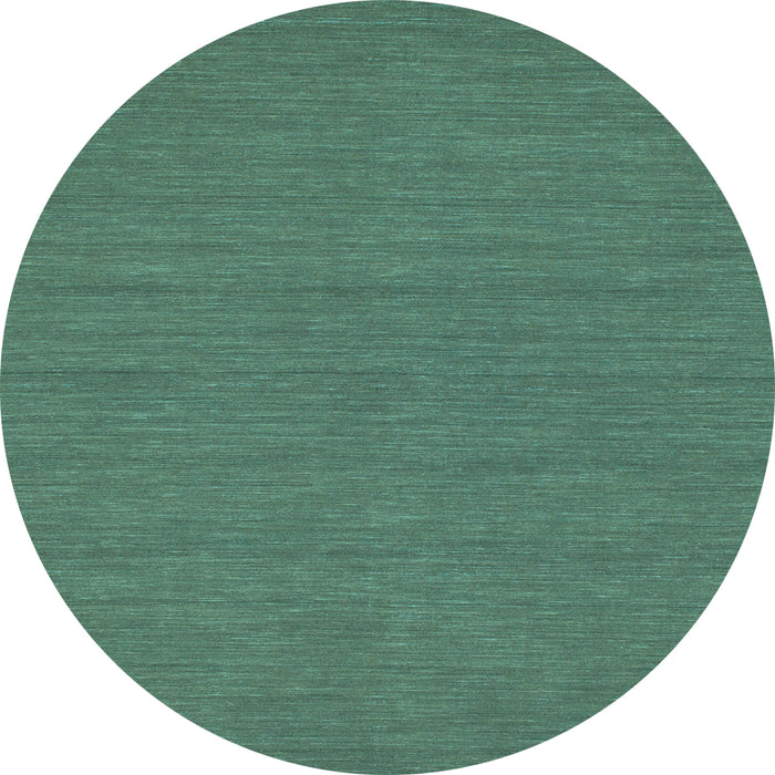 Round Abstract Light Blue Contemporary Rug, con249lblu