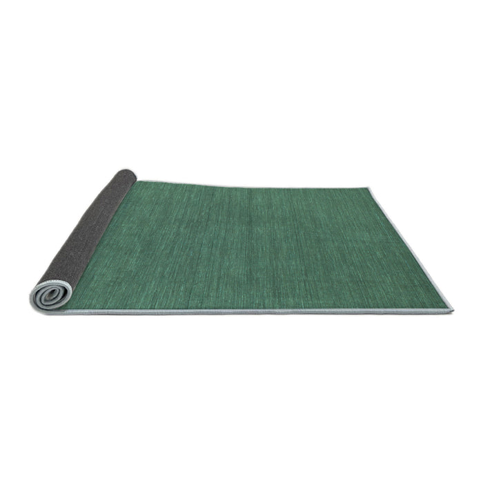 Sideview of Abstract Light Blue Contemporary Rug, con249lblu