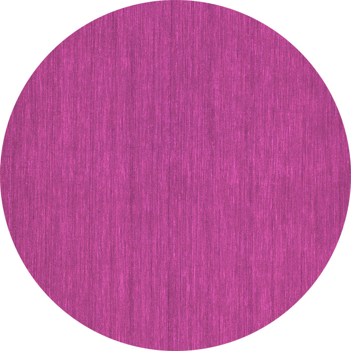 Round Machine Washable Abstract Pink Contemporary Rug, wshcon249pnk