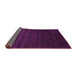 Sideview of Abstract Pink Contemporary Rug, con24pnk