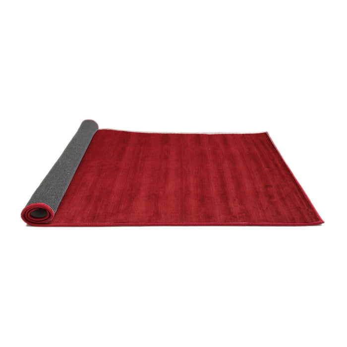 Thickness of Contemporary Red Modern Rug, con25